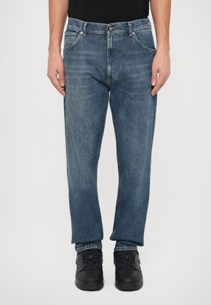 PACO POCKETS BOTTOM OPENING - Jean baggy - blue
