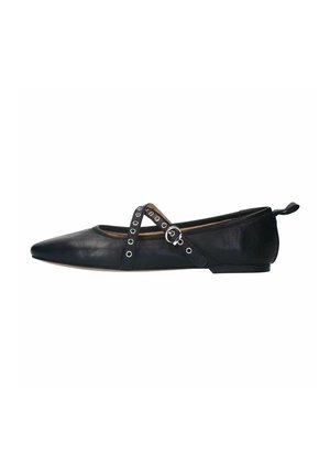 MIT NIETEN - Ballerina's met enkelbandjes - black