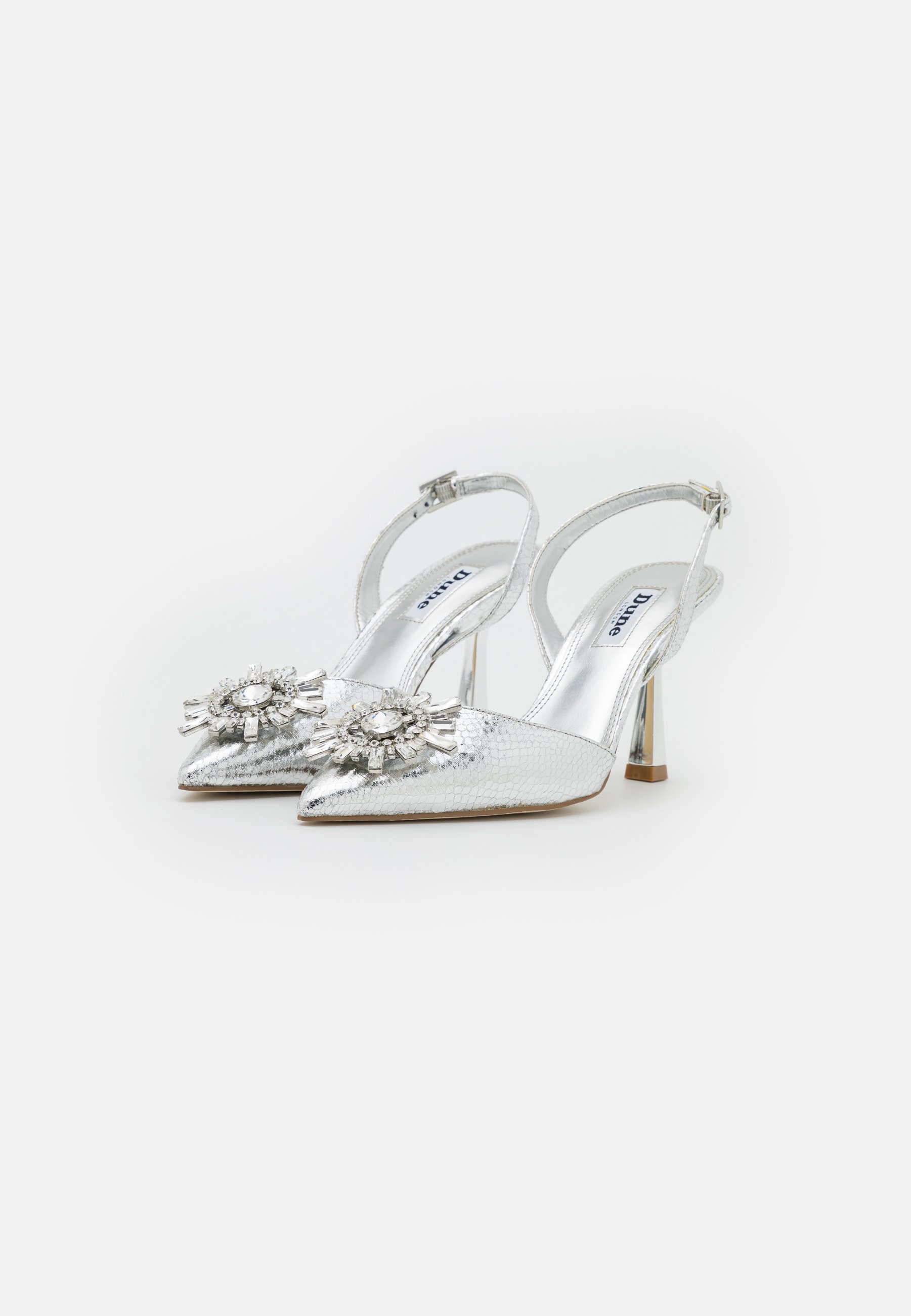 silver dune heels