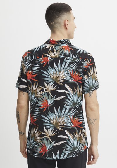 Chemise Hawaïenne Homme 3XLT, Soie/coton, Manches Courtes, Motifs Tropicaux
