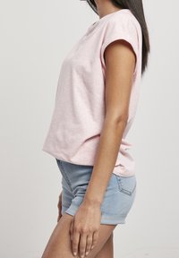 Urban Classics Jednoduché tričko - mottled pink