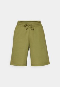 ICONS LONG BERMUDA SHORTS SMALL LOGO - Sport rövidnadrágok - olive