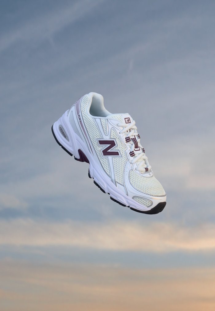 New Balance 740 UNISEX - Trainers - white/bordeaux