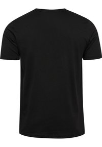 Hummel GRAPHIC DISPLACED LOGO TEE - Camiseta estampada - black