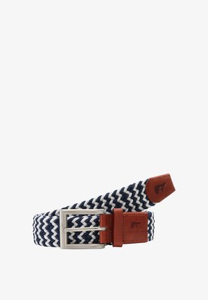 Slopes&Town Flechtgürtel - blue/white