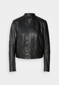 SALESTE - Veste en cuir - black
