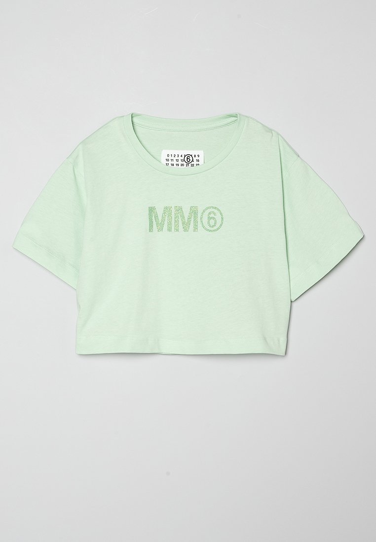 MM6 Maison Margiela T-shirt print groen MM6 Maison Margiela T-shirt print groen