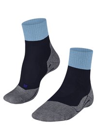 FALKE TK2 COOL SHORT TREKKING MEDIUM CUSHIONING - Calze sportive - navy