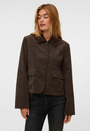 Vero Moda, JACKET VMBABYRAINIEKELLY JACKET - Veste mi-saison - chocolate torte
