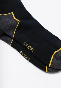 SNOCKS 2 PACK - Socken - schwarz/gelbe akzente