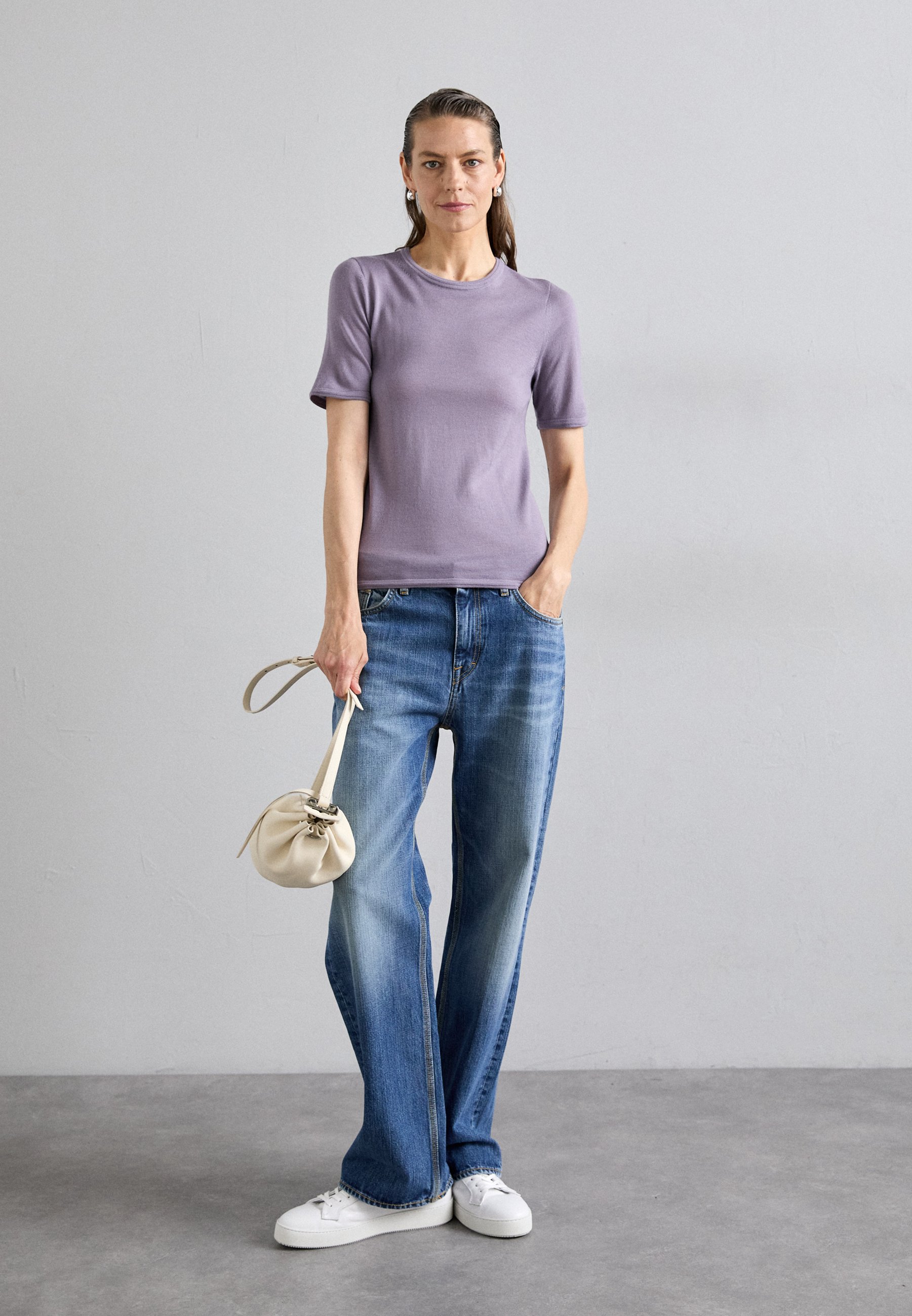 売れ筋商品|||タイガー オブ スウェーデン Tシャツ レディース トップス MAE  - Basic T-shirt - purple ridge Tiger of Sweden MAE - Basic T-shirt - purple ridge/mauve