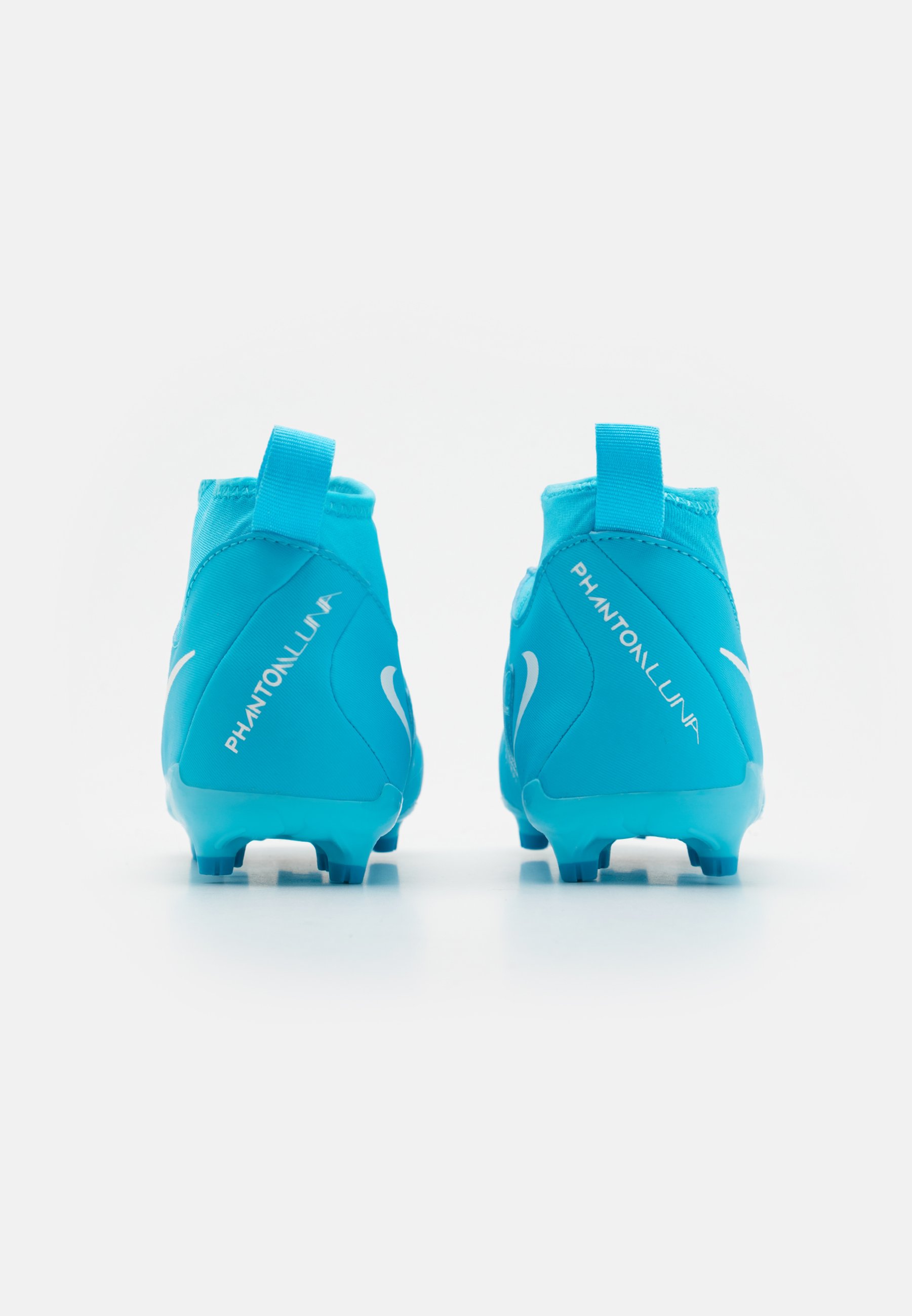 bright blue soccer cleats