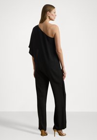 Lauren Ralph Lauren CAPE GEORGETTE ONE SHOULDER JUMPSUIT - Ολόσωμη φόρμα - black
