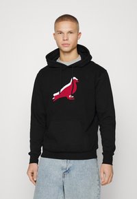 STAPLE PIGEON DOUBLE LOGO HOODIE - Camisola - black
