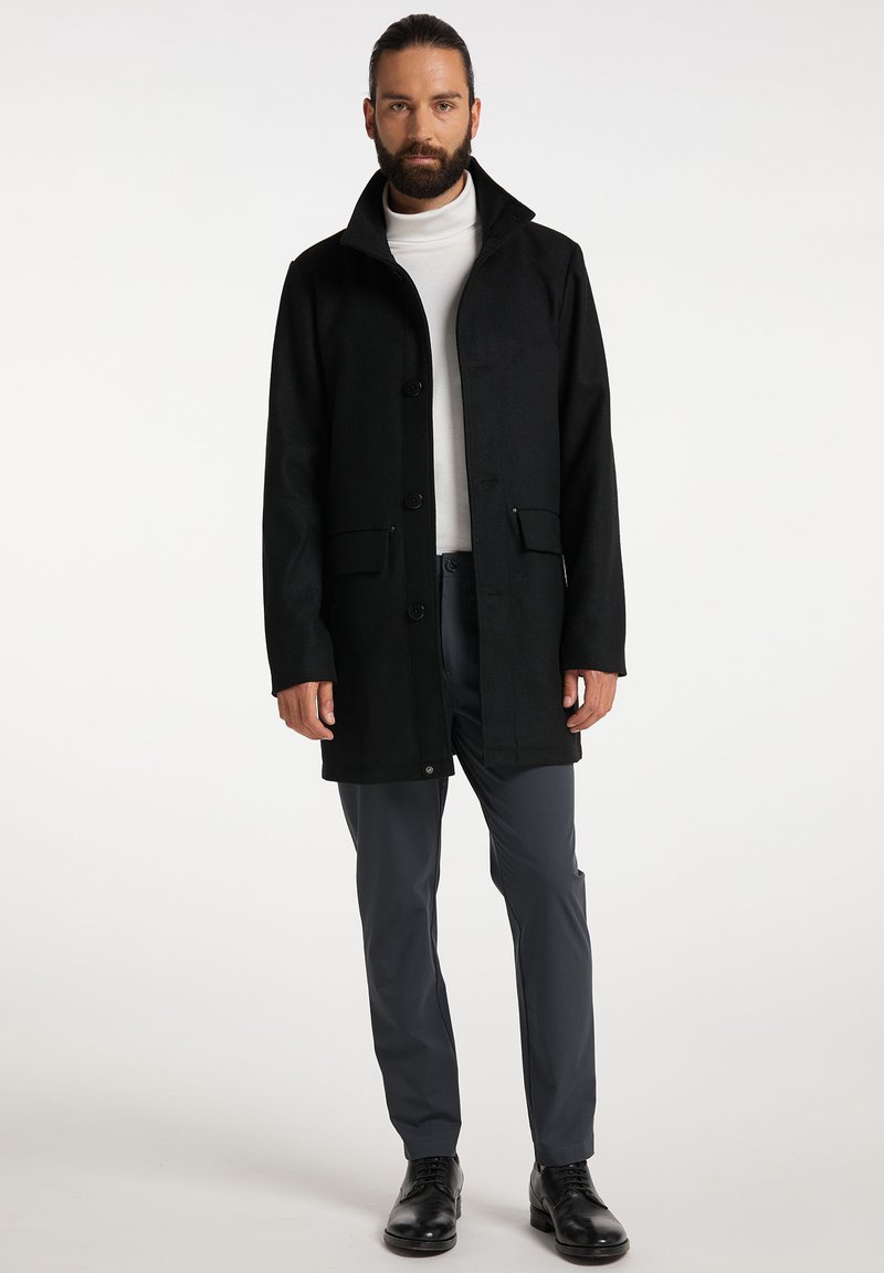 Herren Trenchcoats | DreiMaster DREIMASTER BARADELLO Klassischer Mantel schwarz - BD71210 Herren Trenchcoats | DreiMaster DREIMASTER BARADELLO Klassischer Mantel schwarz - BD71210