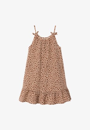 Vertbaudet, VERTBAUDET MÄDCHEN TRÄGERKLEID, CRINKLE-EFFEKT - Jersey dress - beige