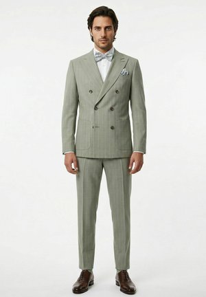 Real Guys, SET BESTEHEND AUS FLIEGE UND EINSTECKTUCH - Pocket square - grün