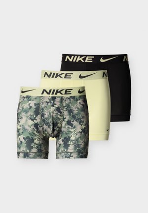 3 PACK - Boxerky - black/life lime/multi-coloured