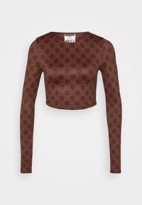 PRO NOSE RIDE CROP  - Haut de bikini - chocolate plum