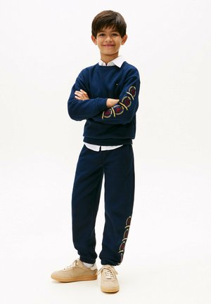 CREST GRAPHIC  - Sweater - dark night navy