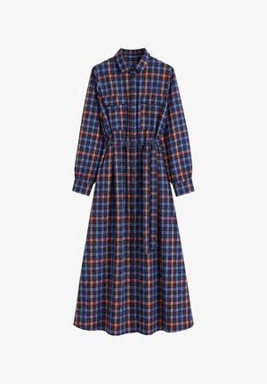 Touché Privé, LAID BELTED MAXI SHIRT DRESS - Maksikleit - purple