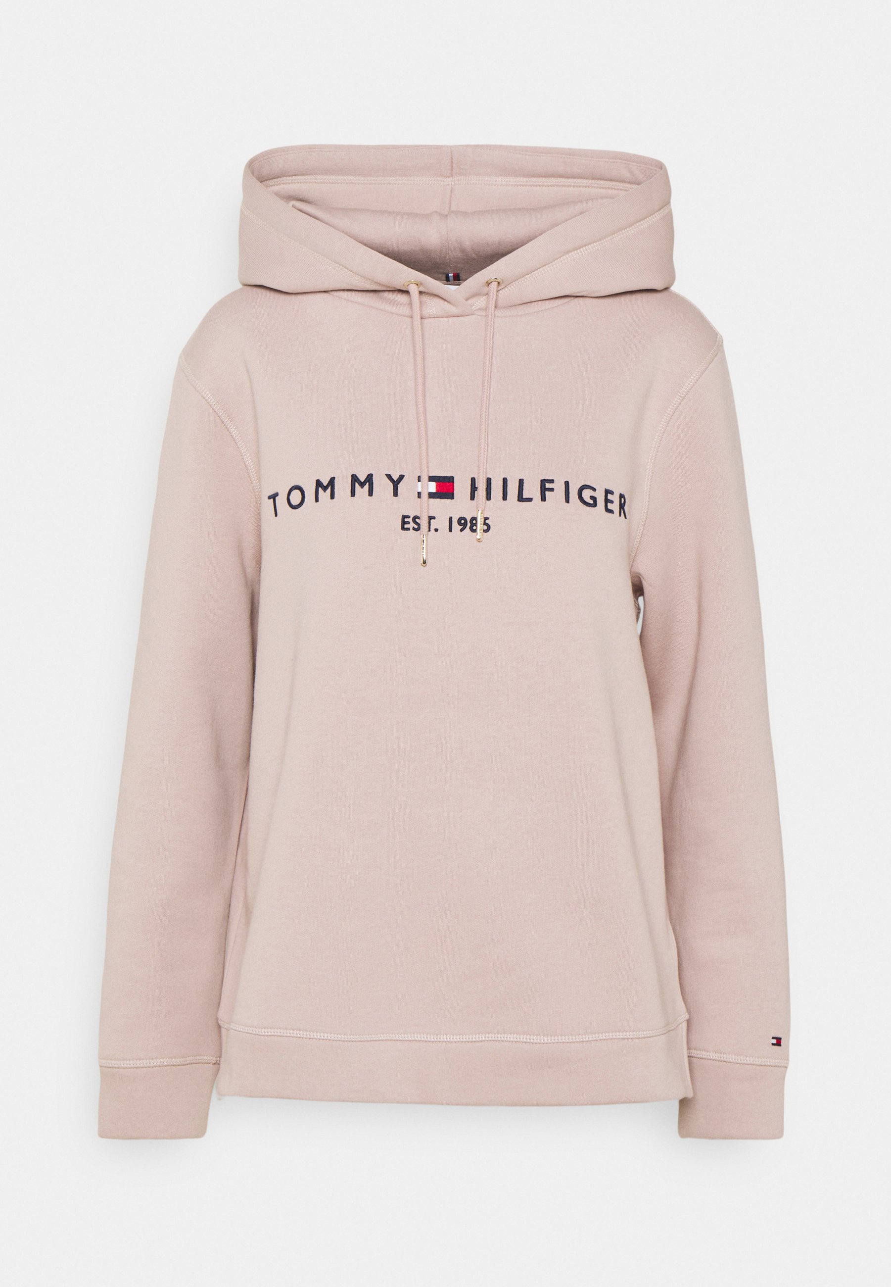 Tommy Hilfiger HOODIE - Sudadera - balanced beige/rosa - Zalando.es