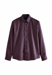 Unselected, burgundy red geometric