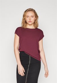 Vero Moda VMAVA PLAIN - Paprasti marškinėliai - port royale