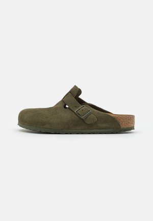 Birkenstock BOSTON UNISEX - Chaussons - thyme