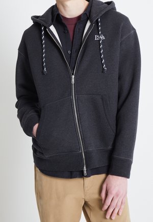 Levi's® Sudadera con cremallera - black