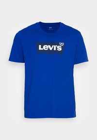 GRAPHIC CREWNECK TEE - T-shirt estampada - surf blue