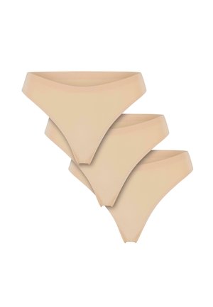BONDED 3-PACK - String - nude nude nude