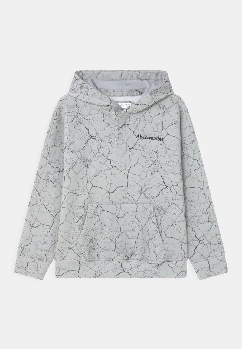 Abercrombie & Fitch JAN EASY FIT SNAP FRONT - Hoodie - grey