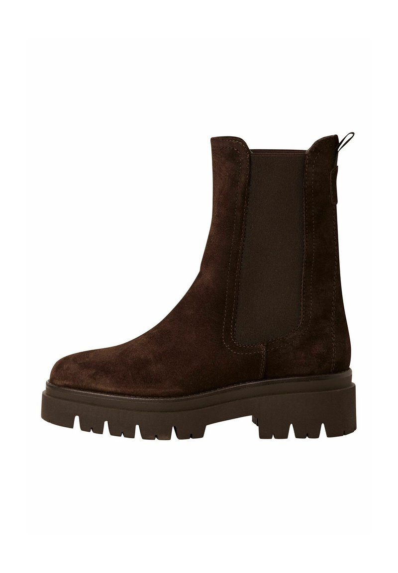 Tamaris Platåstövletter - mocca suede