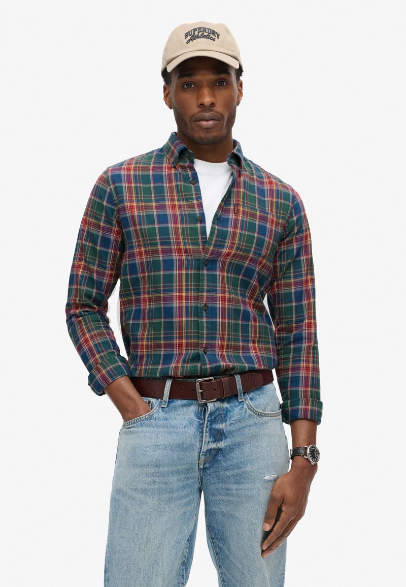Superdry - VINTAGE CHECK - Overhemd - upstate check multi, Vergroten