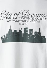Only & Sons ONSRYLAN LIFE TEE  - Print T-shirt - cloud dancer