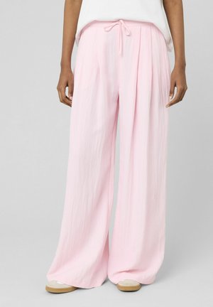 ALON FLUIDE À PINCE - Pantalon classique - rose pâle