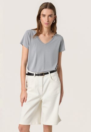 COLUMBINE V-NECK - T-shirt basic - ultimate gray