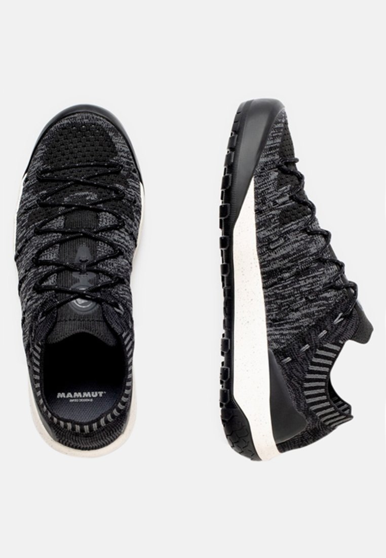 Mammut HUECO KNIT LOW - Sneakers laag - black-titanium/zwart - Zalando.be