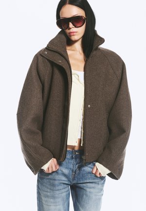 Weekday JACKET - Manteau court - dark mole