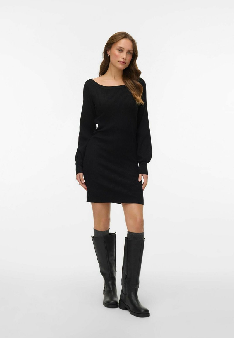 Vero Moda VMHOLLYKARIS - Shift dress - black - Zalando