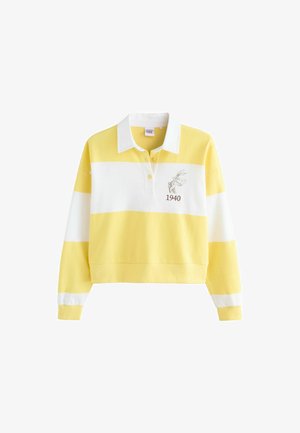 Next, BUGS BUNNY OFFICIAL LICENSE RUGBY POLO TOP - Polo - yellow stripe
