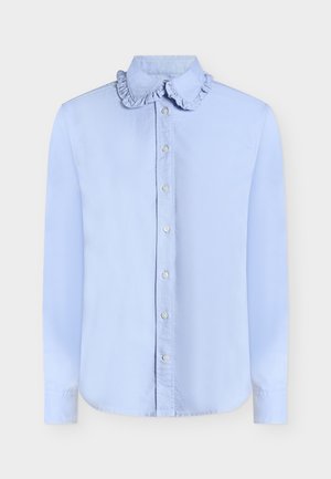 GANT, REG CLASSIC OXFORD FRILL BLOUSE - Paitapusero - misty lavender