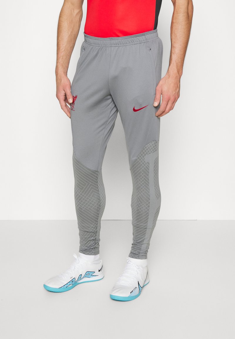 Nike Performance LFC M NK DF STRK PANT KP KS - Klubbkläder - smoke grey/tough red