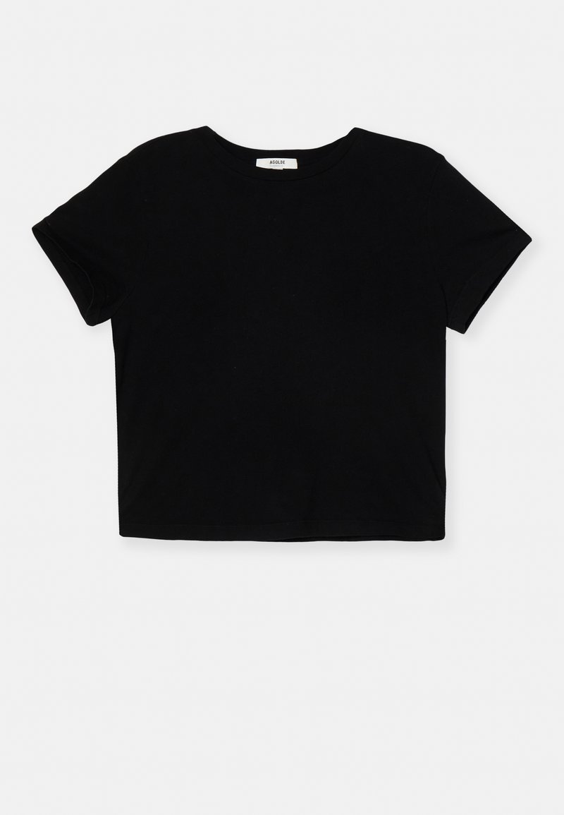 Agolde T-shirt basic zwart