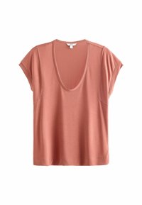 Next PREMIUM  RICH SCOOP NECK -REGULAR FIT - T-shirt - bas - rose pink