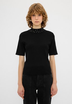 Print T-shirt - black