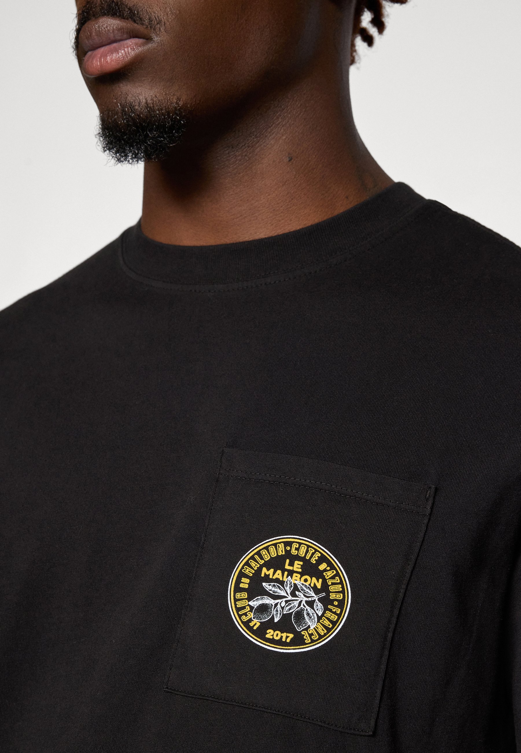 Malbon CITRON POCKET - Print T-shirt - black - Zalando.co.uk