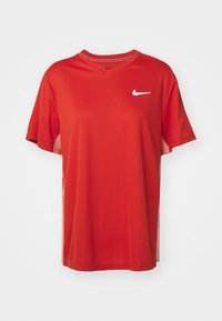 TOP - Sports T-shirts - rust factor/pink quartz/white