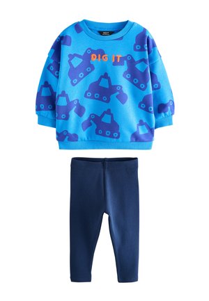 SET - Leggings - blue digger